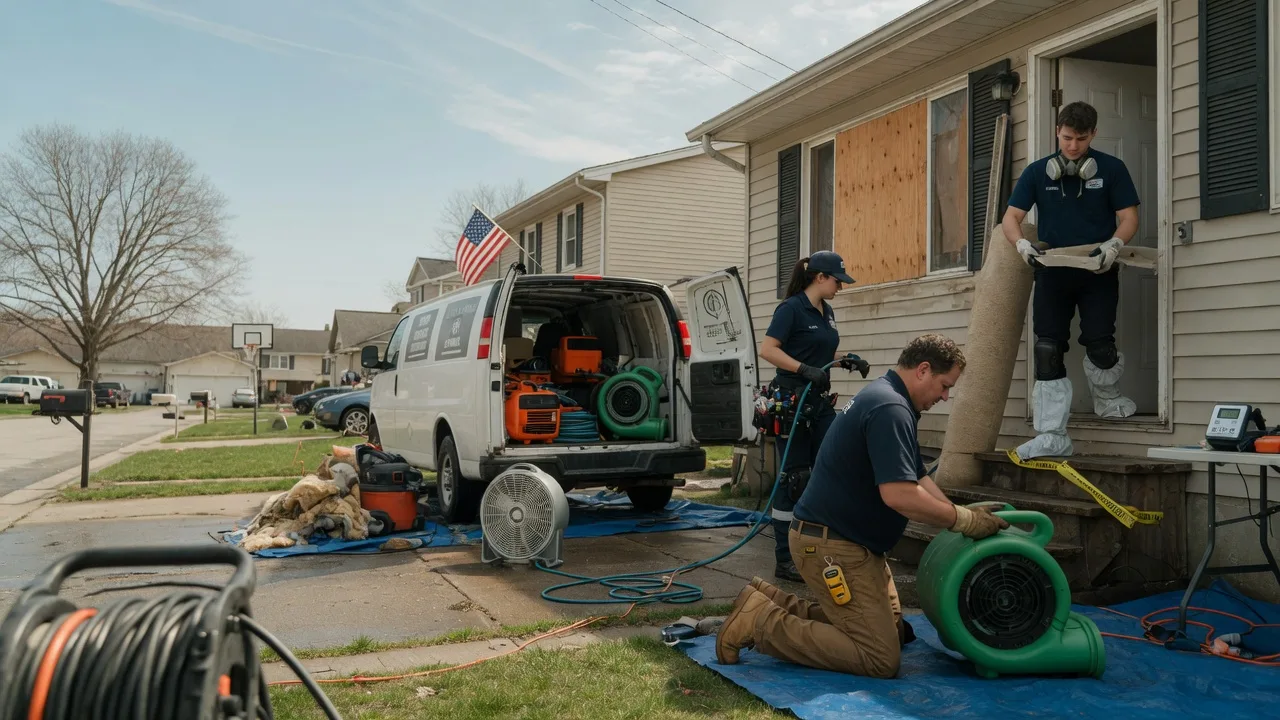 Water Damage Restoration in Wheeling, IL near me